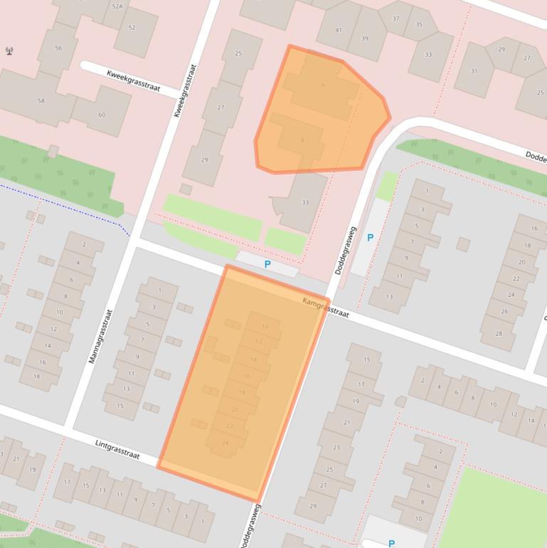 Kaart van postcodegebied 1313AZ.