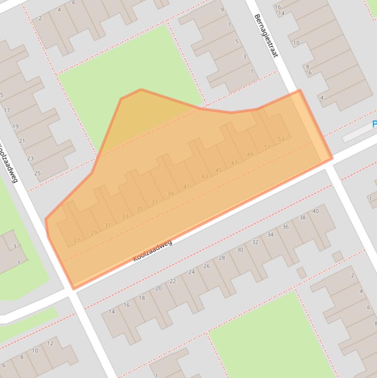 Kaart van postcodegebied 1313GK.