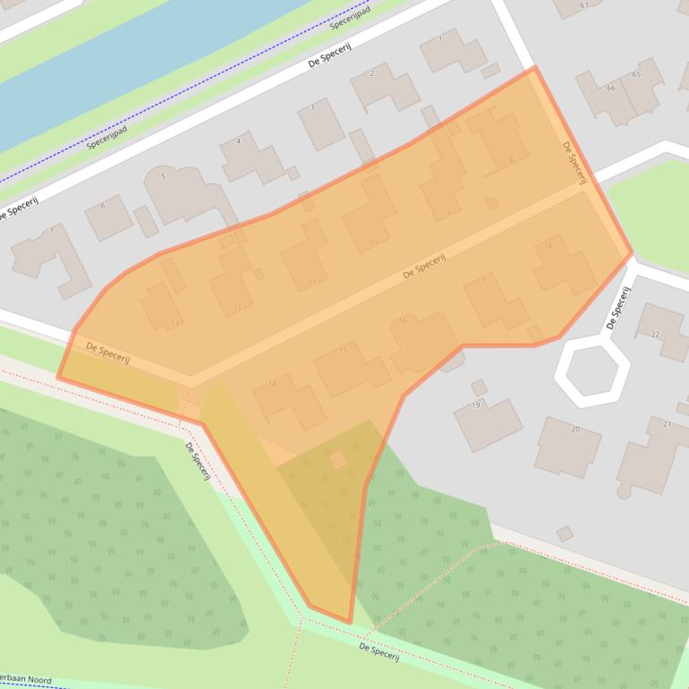 Kaart van postcodegebied 1313NB.