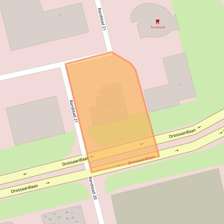 Kaart van postcodegebied 1314BK.