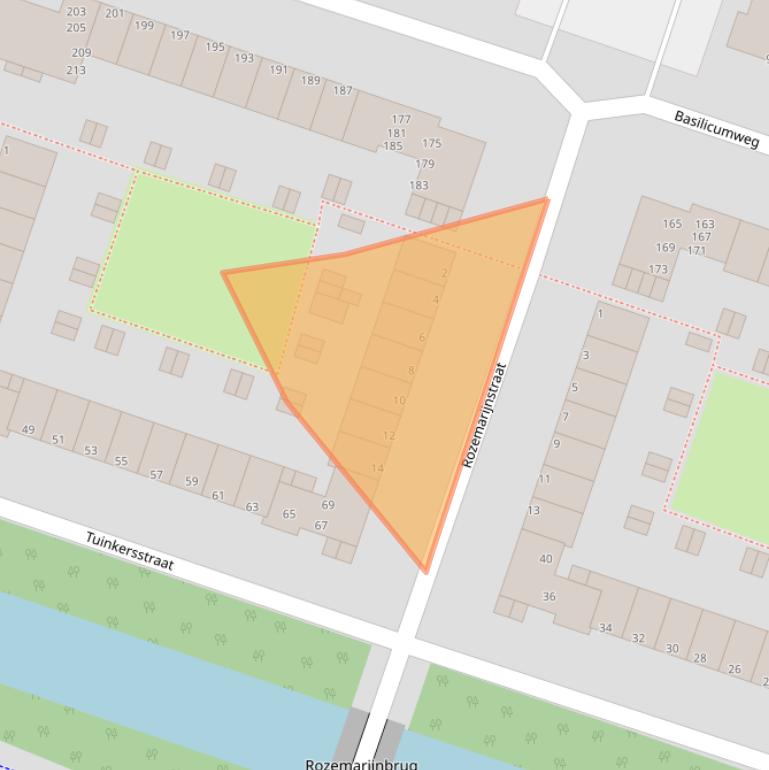 Kaart van postcodegebied 1314KP.