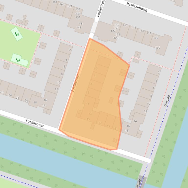 Kaart van postcodegebied 1314KS.