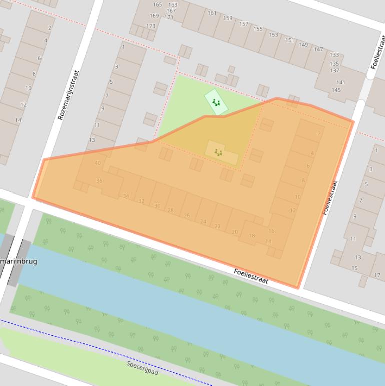 Kaart van postcodegebied 1314KT.