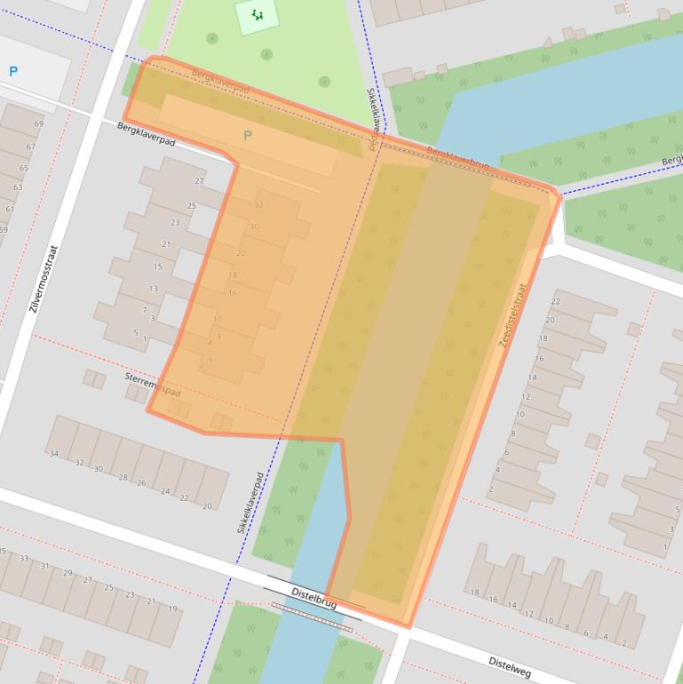 Kaart van postcodegebied 1314MX.