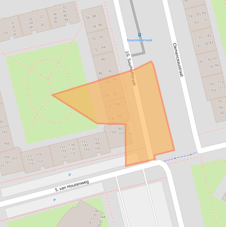 Kaart van postcodegebied 1314NX.