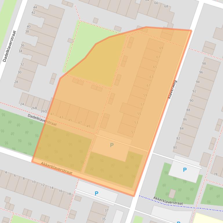 Kaart van postcodegebied 1314PS.