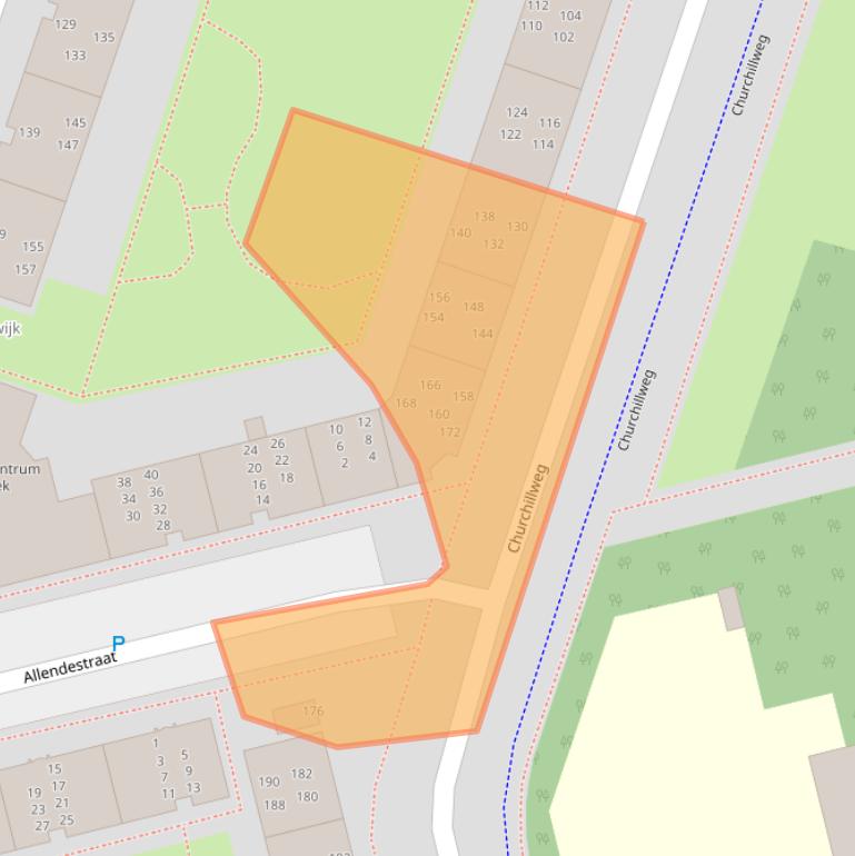 Kaart van postcodegebied 1314RK.