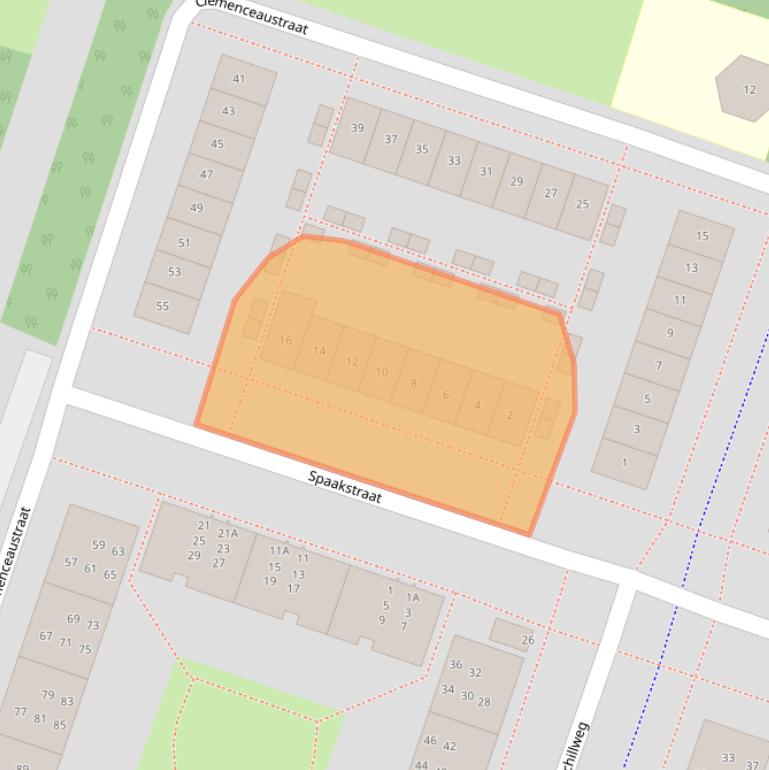 Kaart van postcodegebied 1314RV.