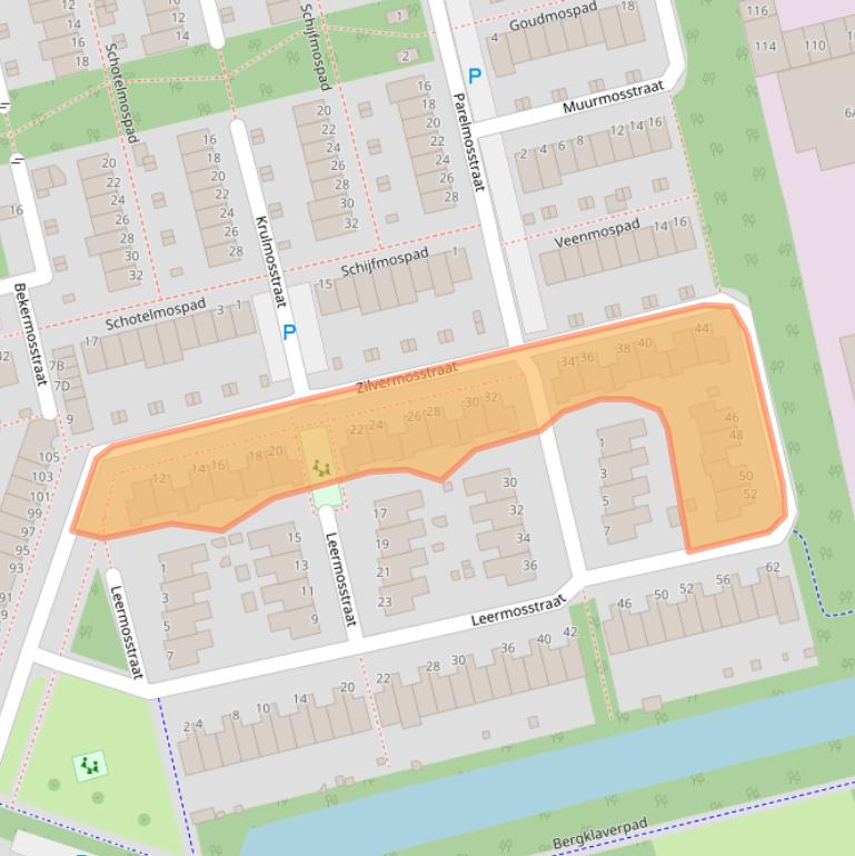 Kaart van postcodegebied 1314SR.