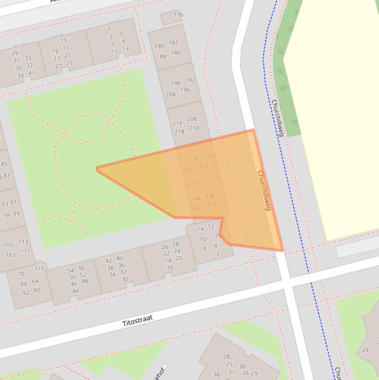 Kaart van postcodegebied 1314TG.