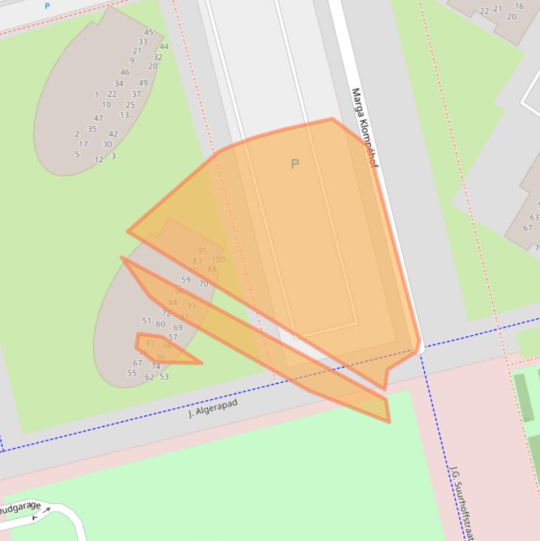 Kaart van postcodegebied 1314WR.