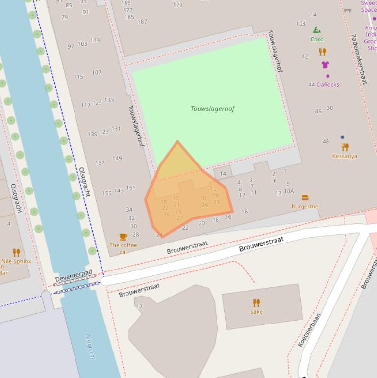 Kaart van postcodegebied 1315BS.