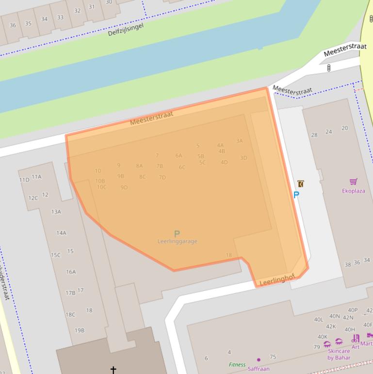 Kaart van postcodegebied 1315GS.