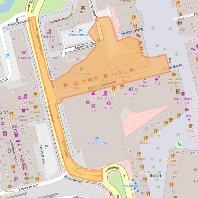 Kaart van postcodegebied 1315HM.