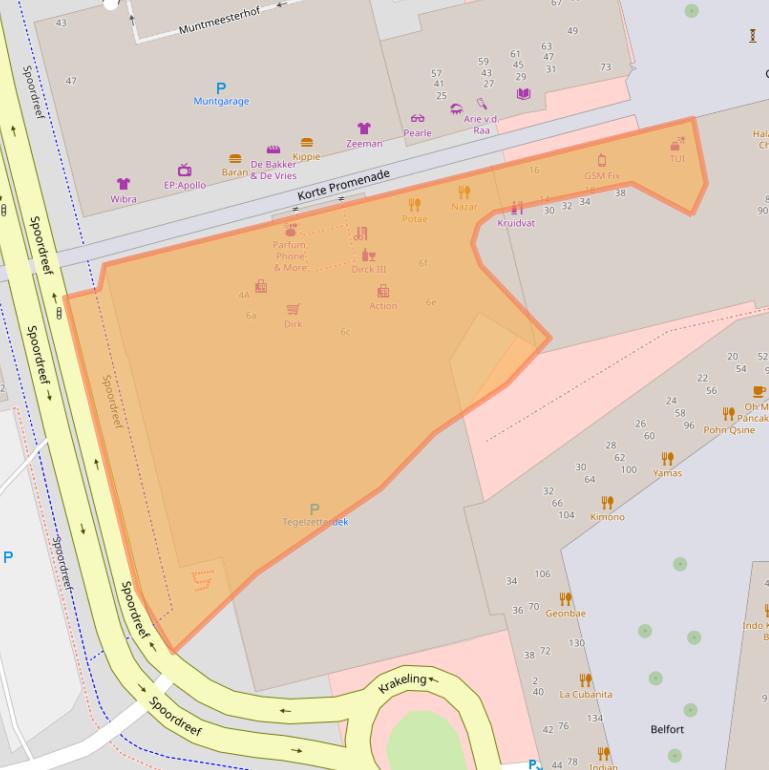 Kaart van postcodegebied 1315HN.