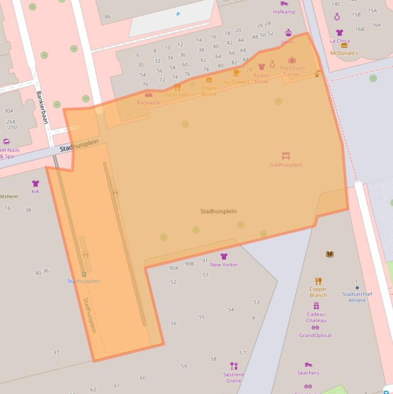 Kaart van postcodegebied 1315HS.