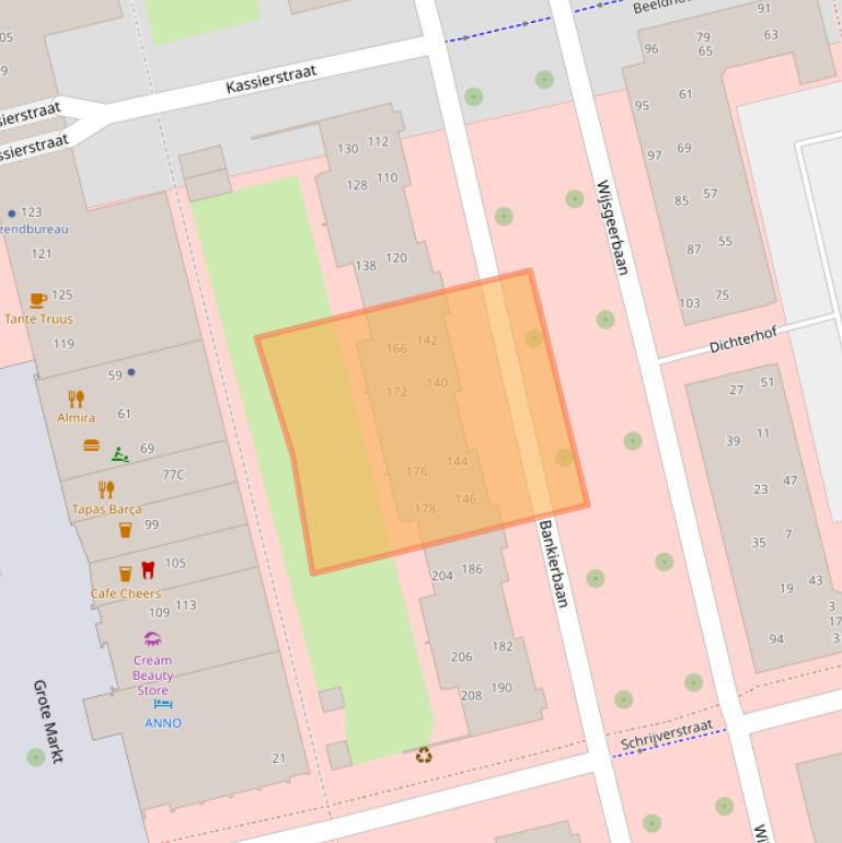 Kaart van postcodegebied 1315LD.