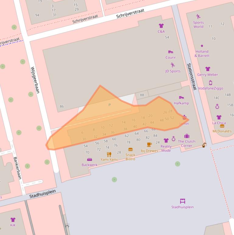 Kaart van postcodegebied 1315LH.