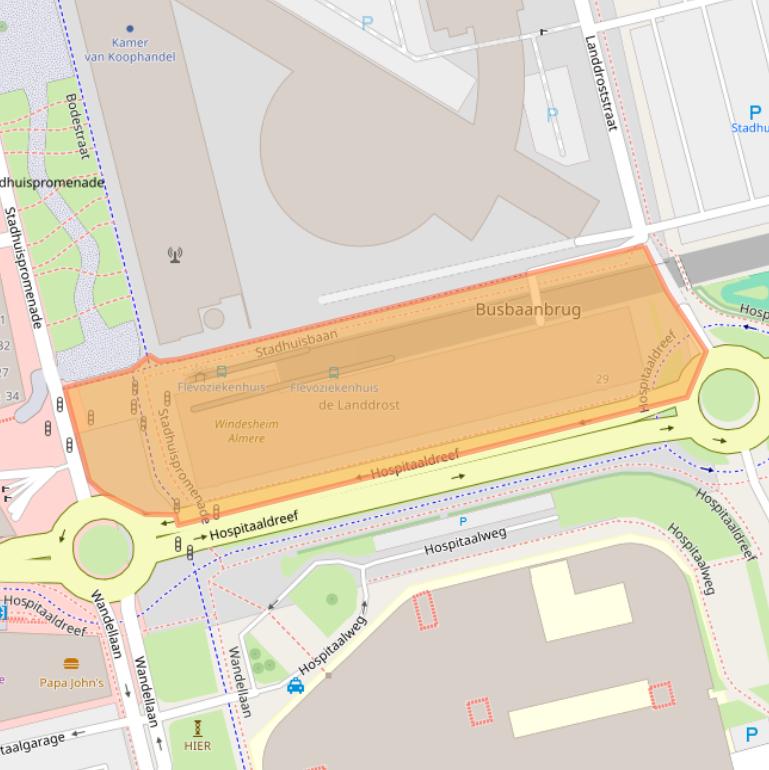 Kaart van postcodegebied 1315RC.
