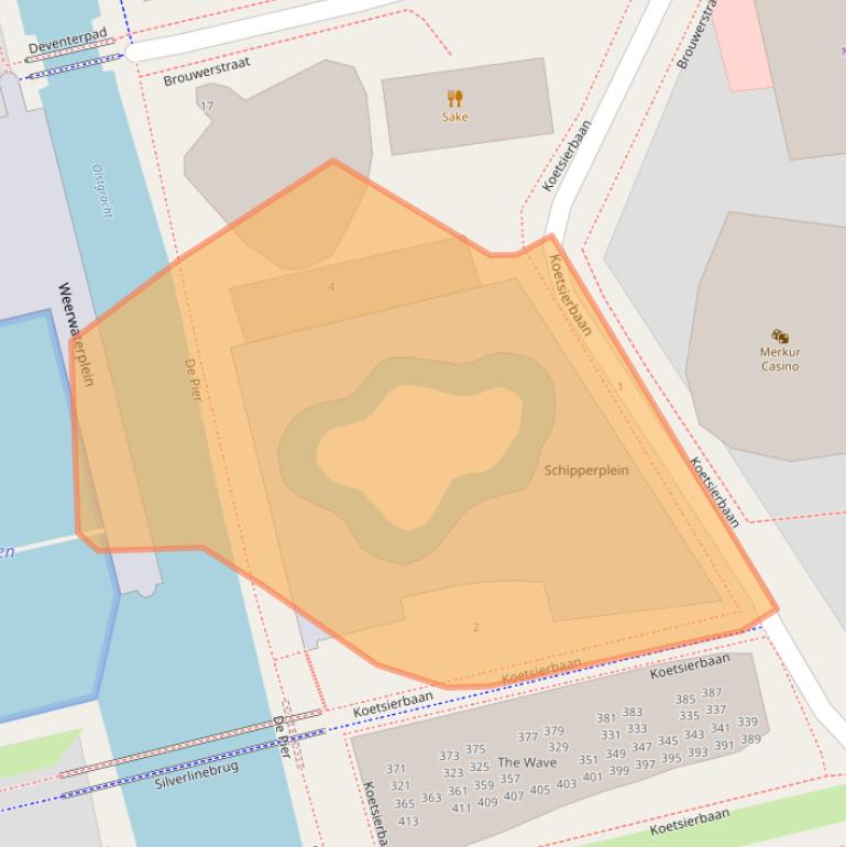 Kaart van postcodegebied 1315SB.