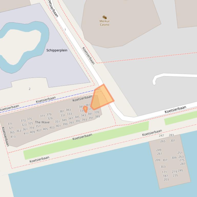 Kaart van postcodegebied 1315ST.