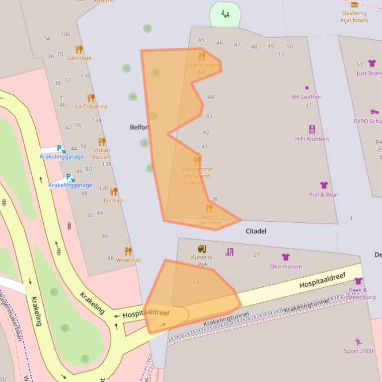 Kaart van postcodegebied 1315VA.