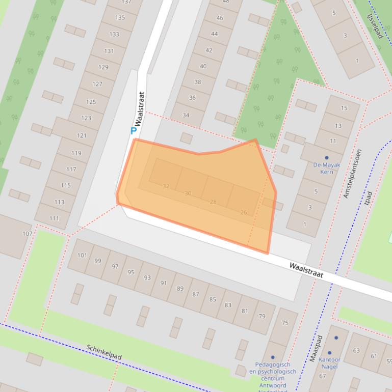 Kaart van postcodegebied 1316GE.