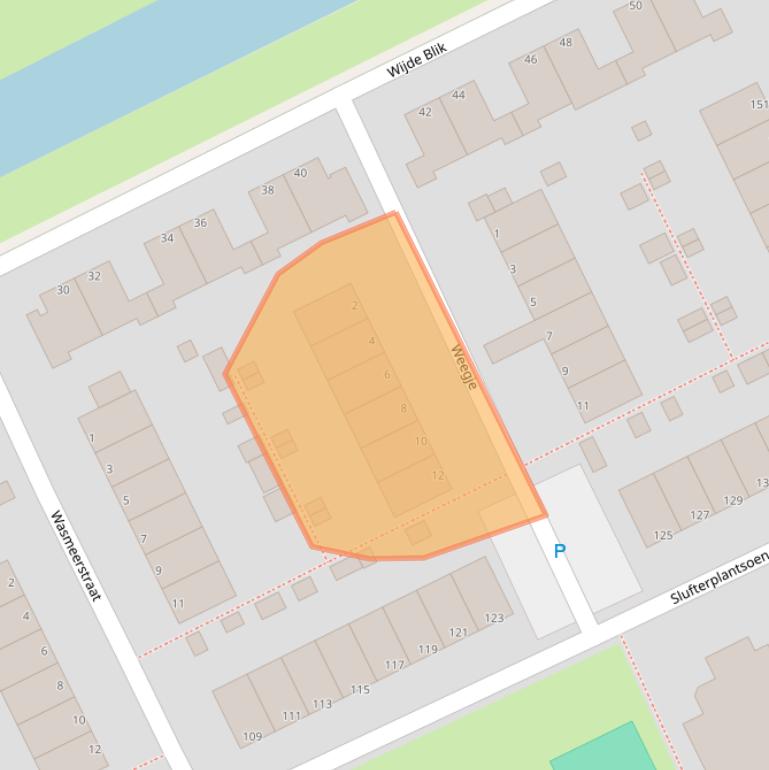 Kaart van postcodegebied 1316KP.