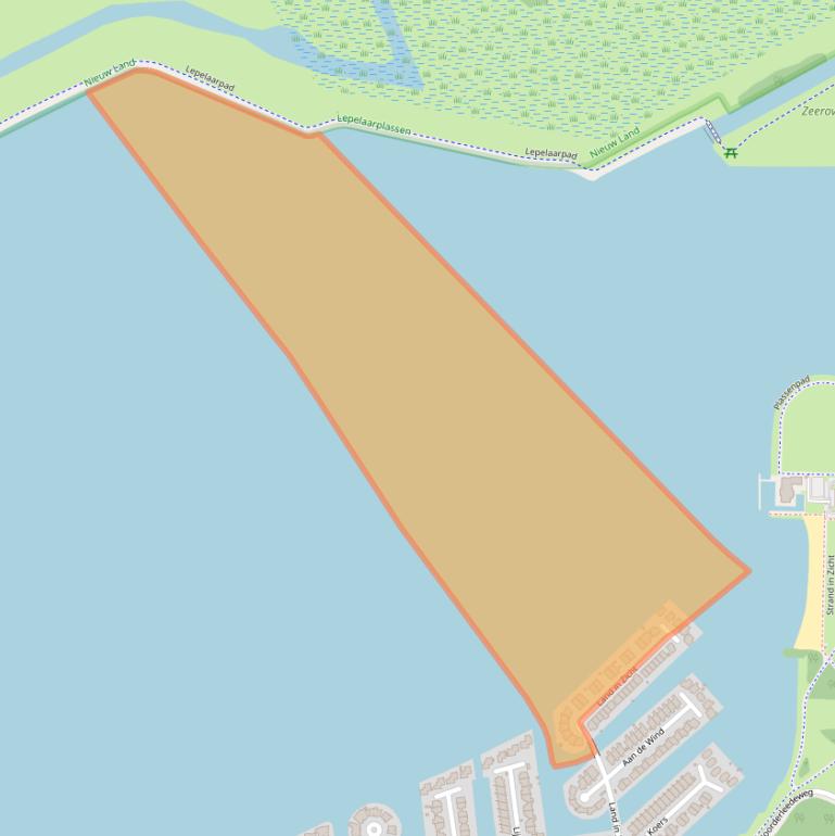 Kaart van postcodegebied 1316VJ.