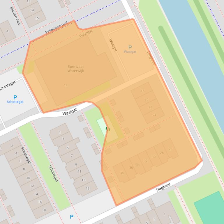 Kaart van postcodegebied 1317AC.