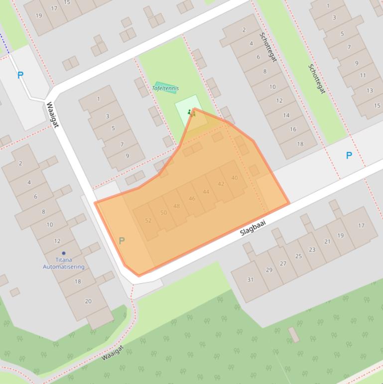 Kaart van postcodegebied 1317AE.