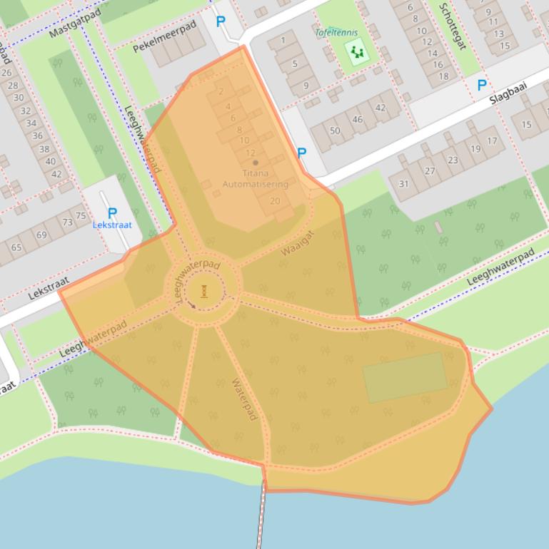 Kaart van postcodegebied 1317AK.