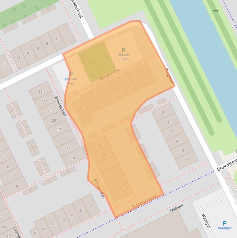 Kaart van postcodegebied 1317AP.