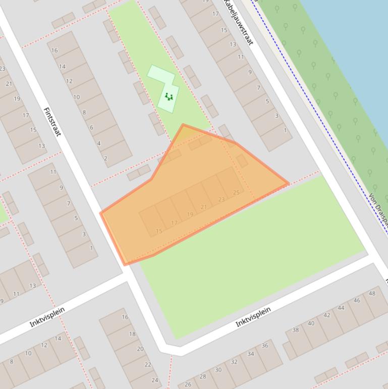 Kaart van postcodegebied 1317HT.