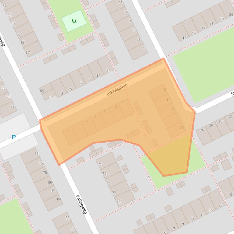 Kaart van postcodegebied 1317HV.