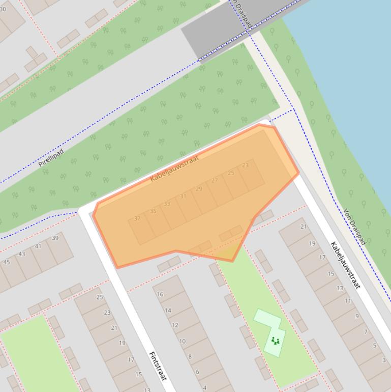 Kaart van postcodegebied 1317JE.