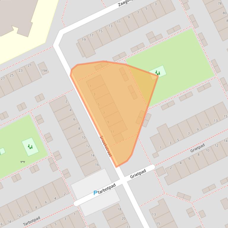 Kaart van postcodegebied 1317JK.