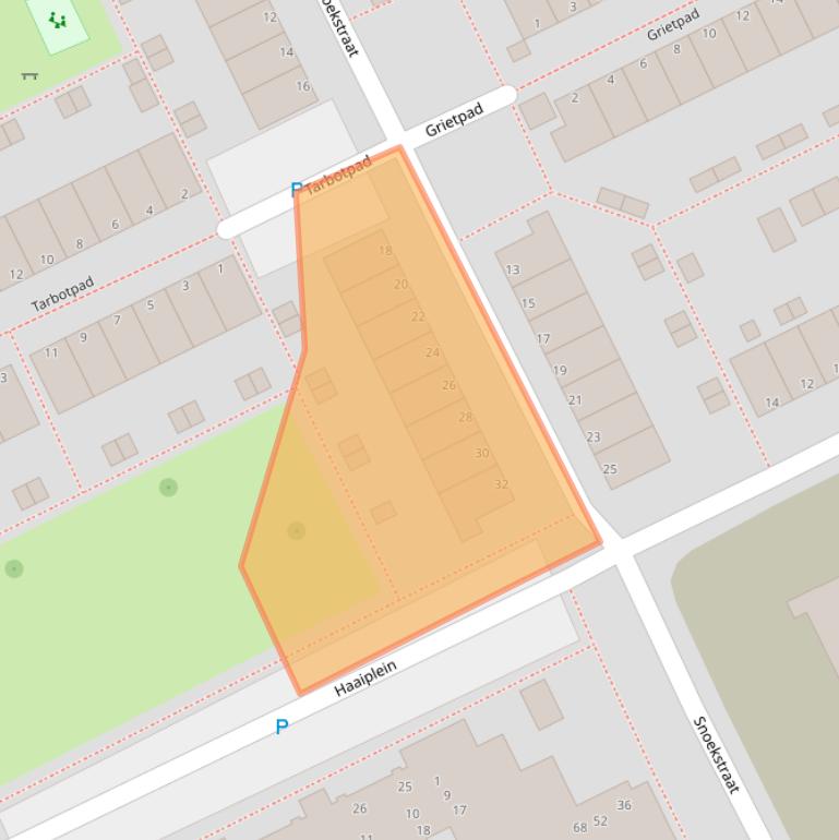 Kaart van postcodegebied 1317JP.