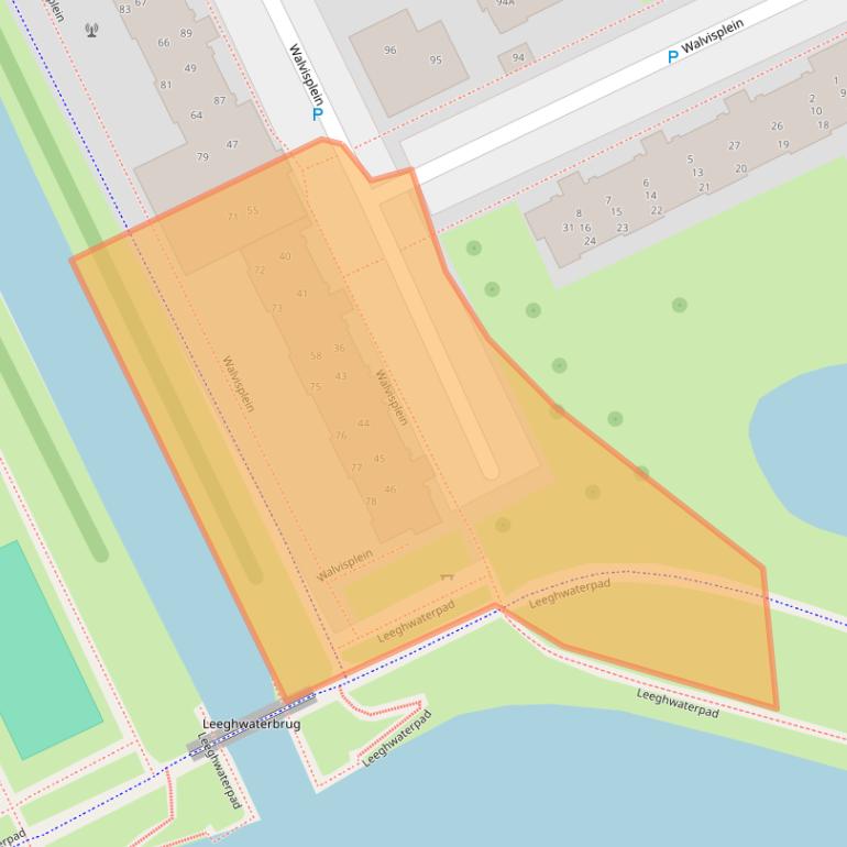 Kaart van postcodegebied 1317JX.