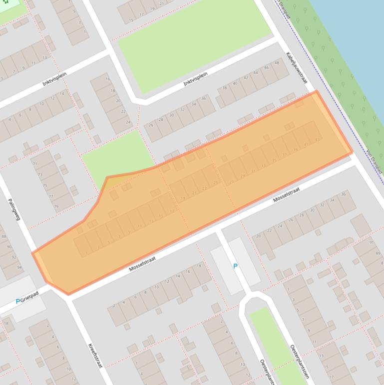 Kaart van postcodegebied 1317KK.