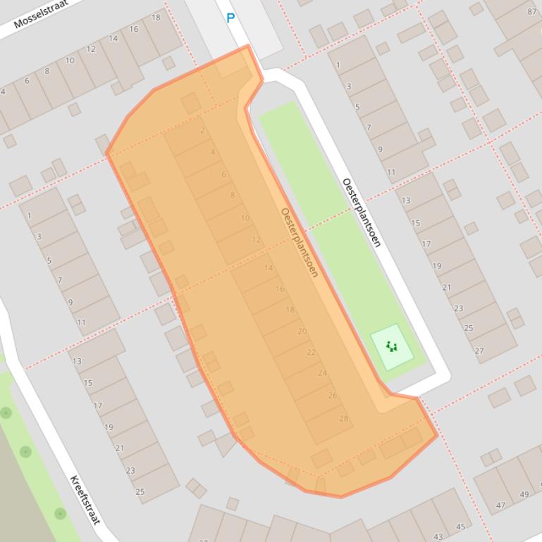 Kaart van postcodegebied 1317KN.