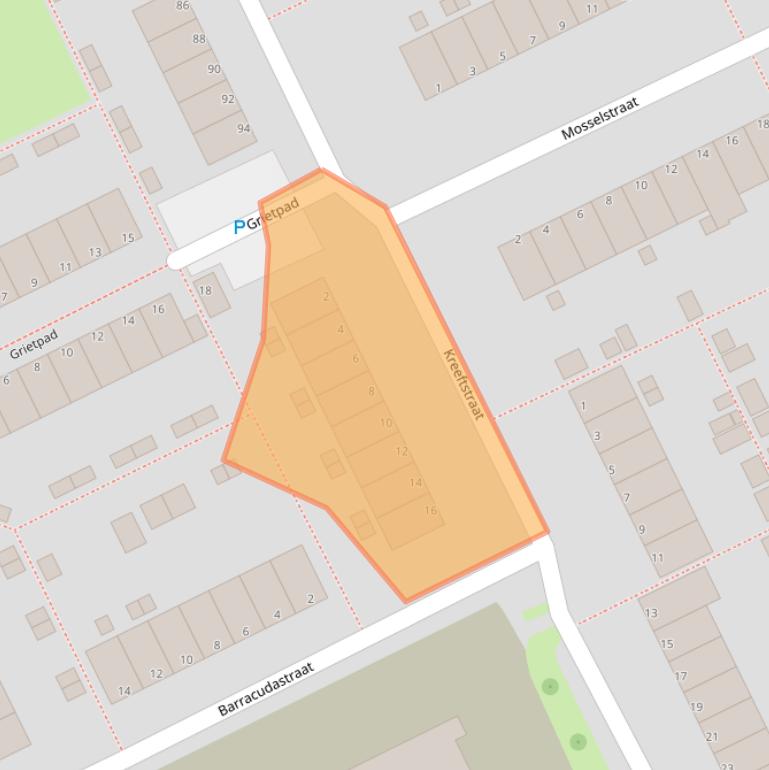 Kaart van postcodegebied 1317KS.