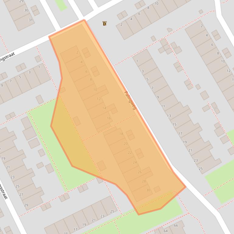 Kaart van postcodegebied 1317PG.