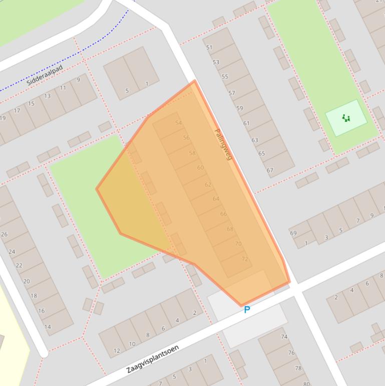 Kaart van postcodegebied 1317PJ.