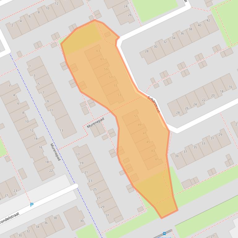 Kaart van postcodegebied 1317PN.