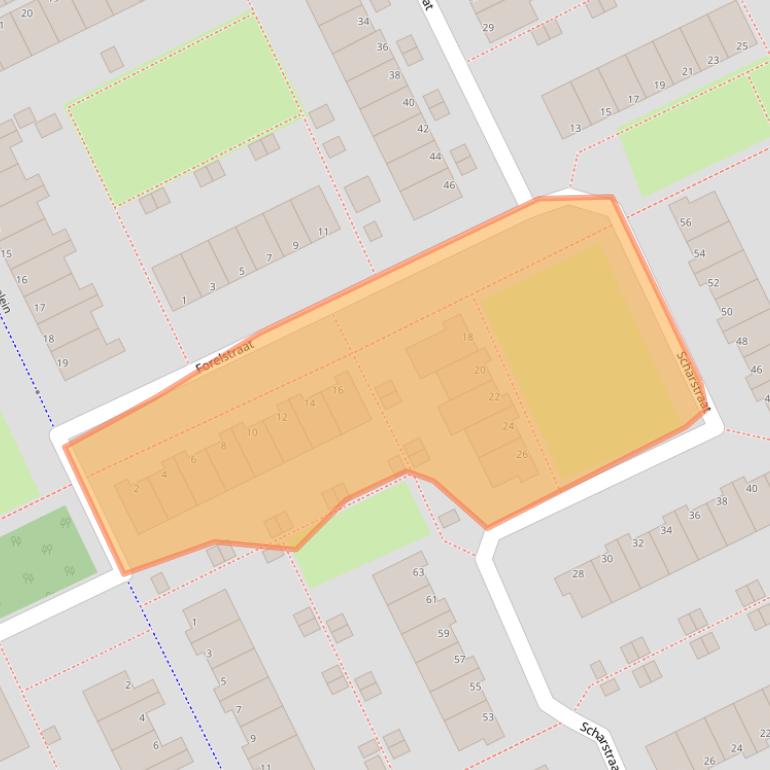 Kaart van postcodegebied 1317PT.