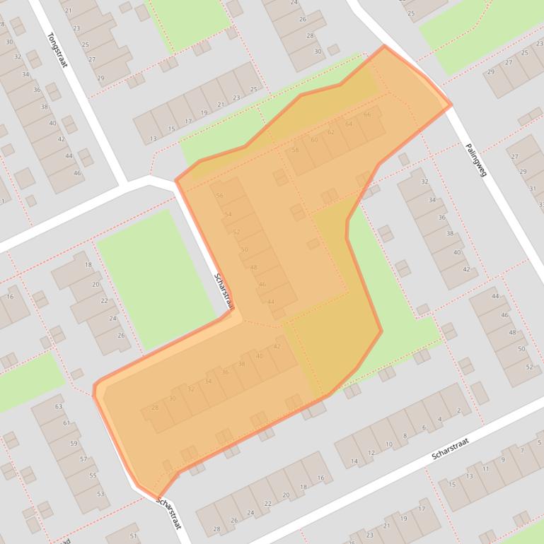Kaart van postcodegebied 1317PV.