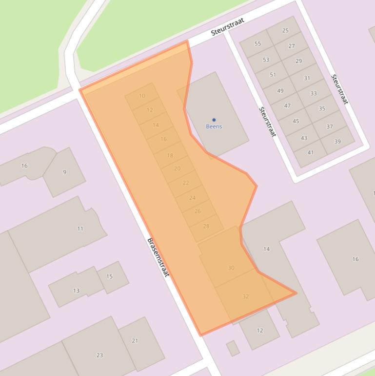 Kaart van postcodegebied 1317PX.