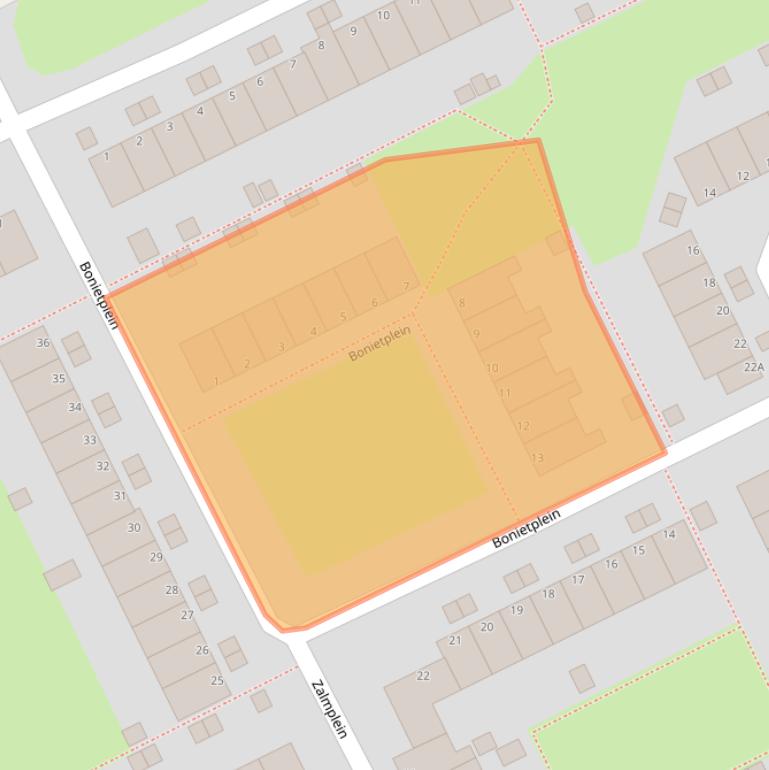 Kaart van postcodegebied 1317RK.