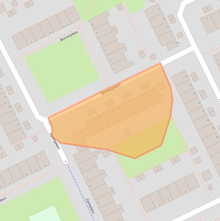 Kaart van postcodegebied 1317RL.